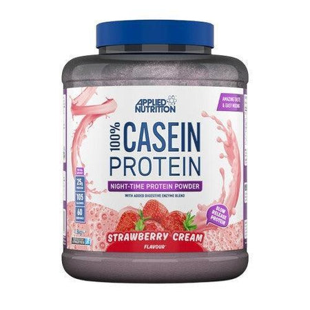Applied Nutrition 100% Casein Protein, Strawberry Cream 1800g- Lillys Pharmacy and Health Store