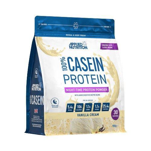 Applied Nutrition 100% Casein Protein, Vanilla Cream 900g- Lillys Pharmacy and Health Store