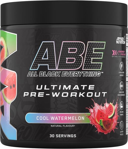 Applied Nutrition ABE All Black Everything, Cool Watermelon 375g- Lillys Pharmacy and Health Store