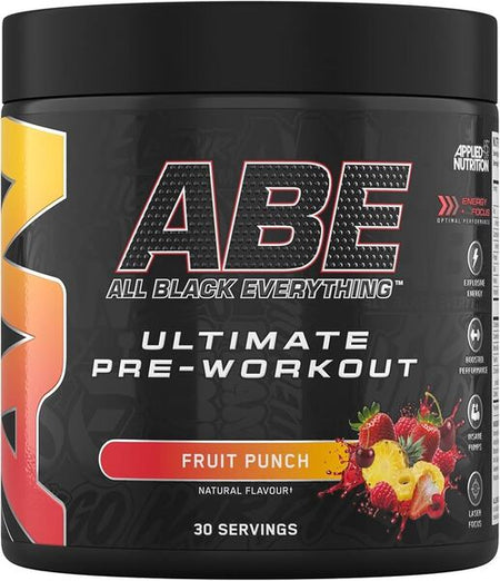 Applied Nutrition ABE All Black Everything, Fruit Punch 375g- Lillys Pharmacy and Health Store