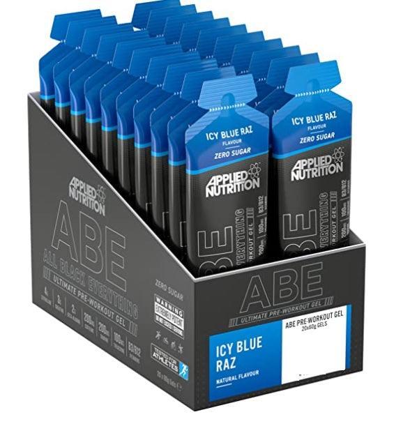 Applied Nutrition ABE All Black Everything Gel, Icy Blue Raz 20 x 60g- Lillys Pharmacy and Health Store