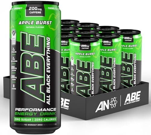 Applied Nutrition ABE Energy + Performance Cans, Apple Burst 12 x 330 ml- Lillys Pharmacy and Health Store