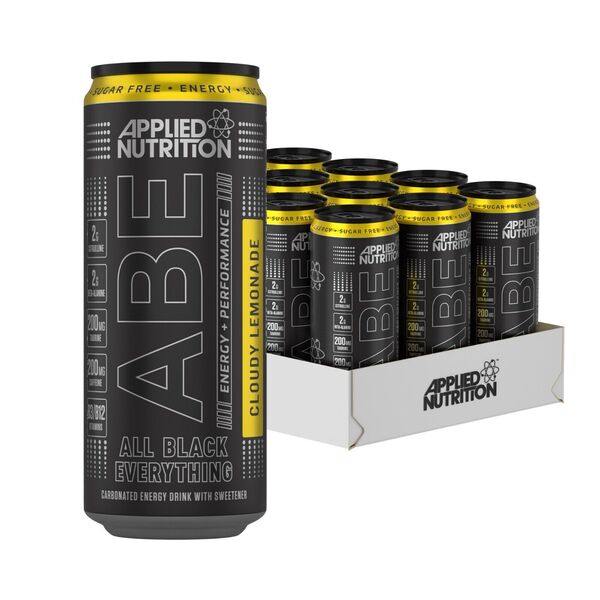 Applied Nutrition ABE Energy + Performance Cans, Cloudy Lemonade 12 x 330 ml- Lillys Pharmacy and Health Store