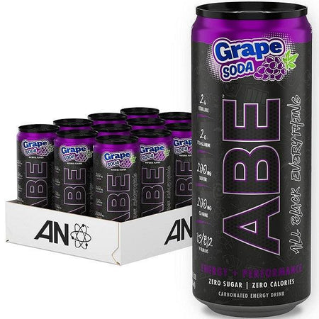 Applied Nutrition ABE Energy + Performance Cans, Grape Soda 12 x 330 ml- Lillys Pharmacy and Health Store