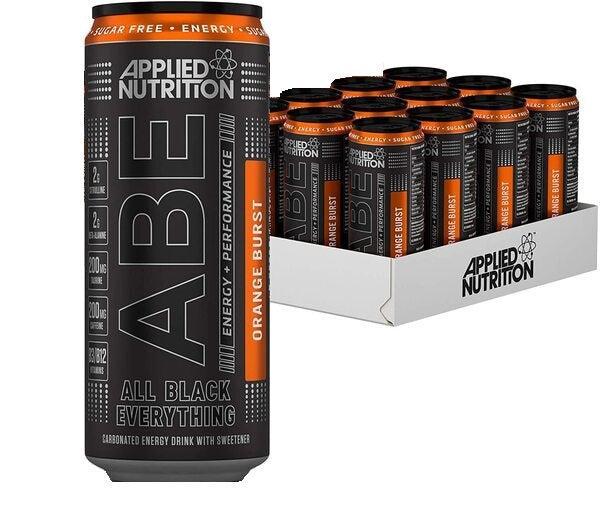 Applied Nutrition ABE Energy + Performance Cans, Orange Burst 12 x 330 ml- Lillys Pharmacy and Health Store