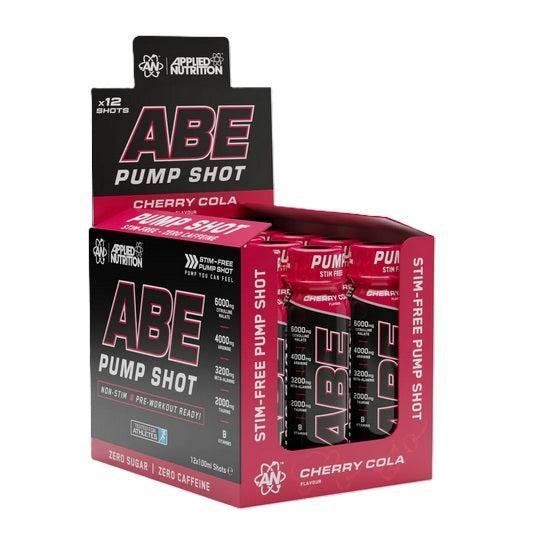 Applied Nutrition ABE Pump Shot, Cherry Cola 12 x 100 ml- Lillys Pharmacy and Health Store