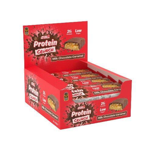 Applied Nutrition Applied Protein Crunch Bar, Milk Chocolate Caramel 12 x 62g- Lillys Pharmacy and Health Store