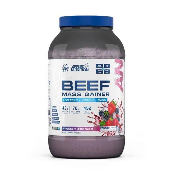 Applied Nutrition Beef Mass Gainer, Frozen Berries 3130g- Lillys Pharmacy and Health Store