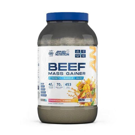 Applied Nutrition Beef Mass Gainer, Tropical Vibes 3130g- Lillys Pharmacy and Health Store