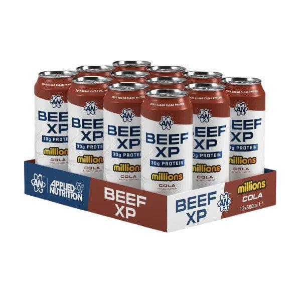 Applied Nutrition Beef XP Cans, Millions Cola 12 x 500 ml- Lillys Pharmacy and Health Store