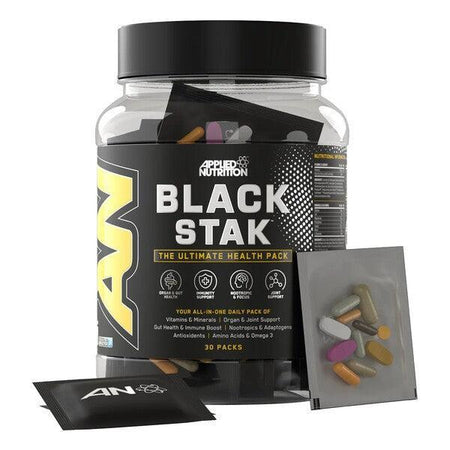 Applied Nutrition Black Stak 30 packs- Lillys Pharmacy and Health Store