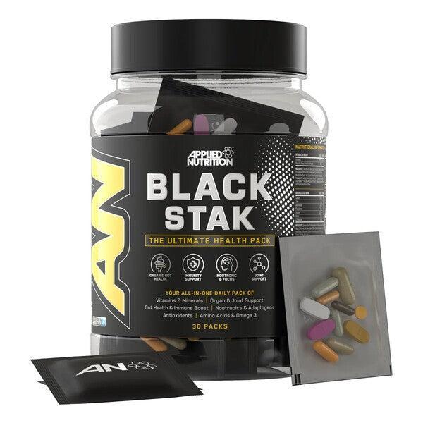 Applied Nutrition Black Stak 30 packs- Lillys Pharmacy and Health Store