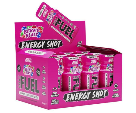Applied Nutrition Bodyfuel Energy Shots, Berry Blast 12 x 60 ml- Lillys Pharmacy and Health Store
