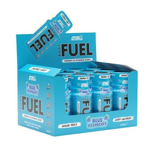 Applied Nutrition Bodyfuel Energy Shots, Blue Raspberry 12 x 60 ml- Lillys Pharmacy and Health Store