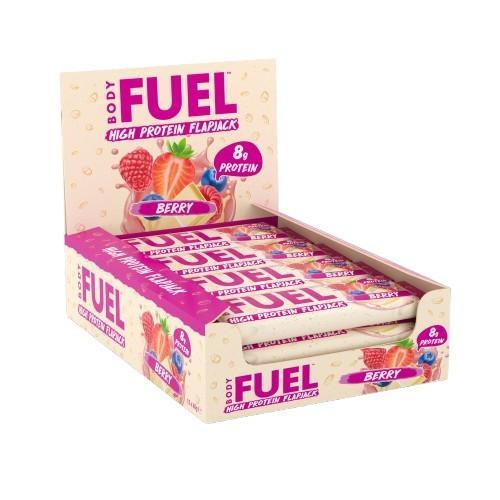 Applied Nutrition Bodyfuel Flapjack, Berry 12 x 40g- Lillys Pharmacy and Health Store