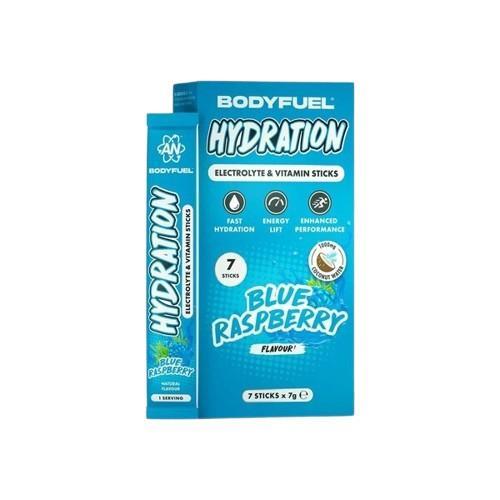 Applied Nutrition Bodyfuel Hydration Electrolyte & Vitamin Sticks, Blue Raspberry - 7 x 7g