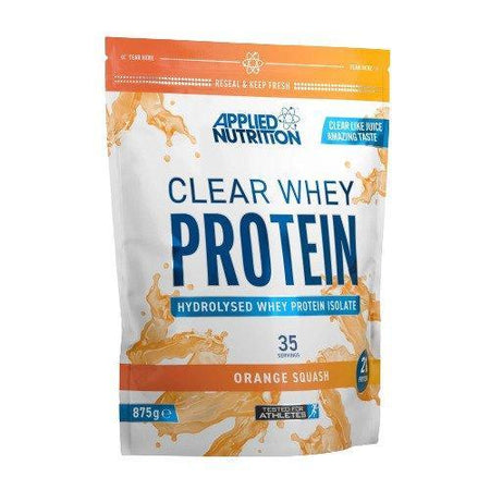 Applied Nutrition Clear Whey Protein, Orange Squash 875g- Lillys Pharmacy and Health Store