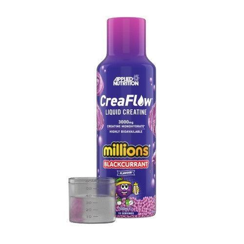 Applied Nutrition CreaFlow Liquid Creatine, Millions Blackcurrant 500 ml- Lillys Pharmacy and Health Store