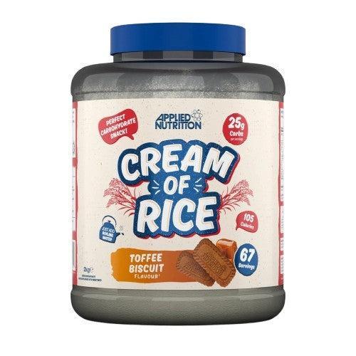 Applied Nutrition Cream of Rice, Toffee Biscuit 2000g- Lillys Pharmacy and Health Store