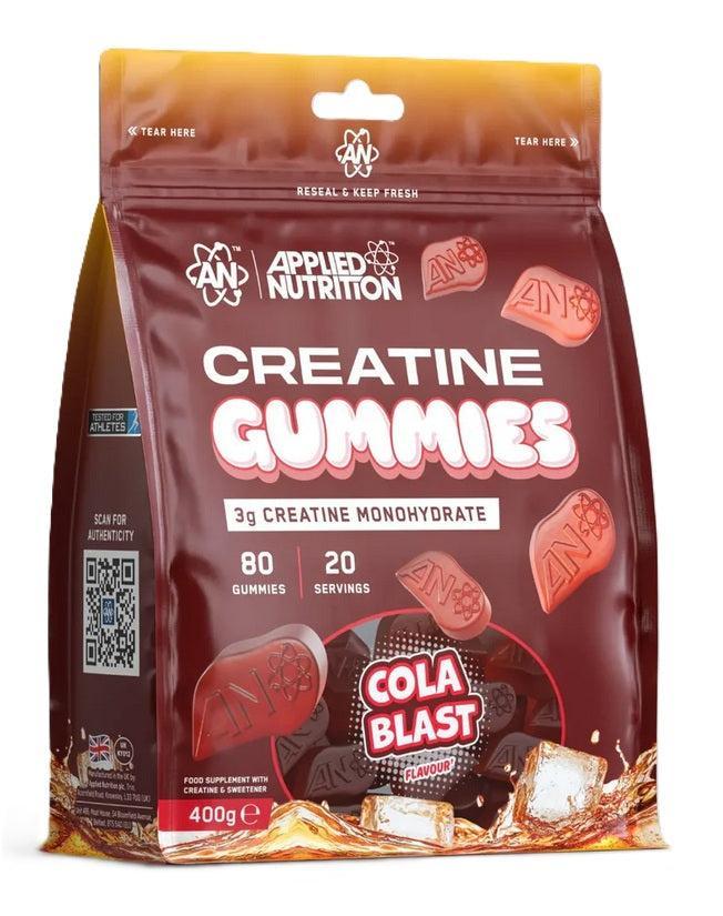 Applied Nutrition Creatine Gummies, Cola Blast 80 gummies- Lillys Pharmacy and Health Store