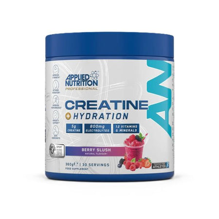 Applied Nutrition Creatine + Hydration, Berry Slush 360g- Lillys Pharmacy and Health Store