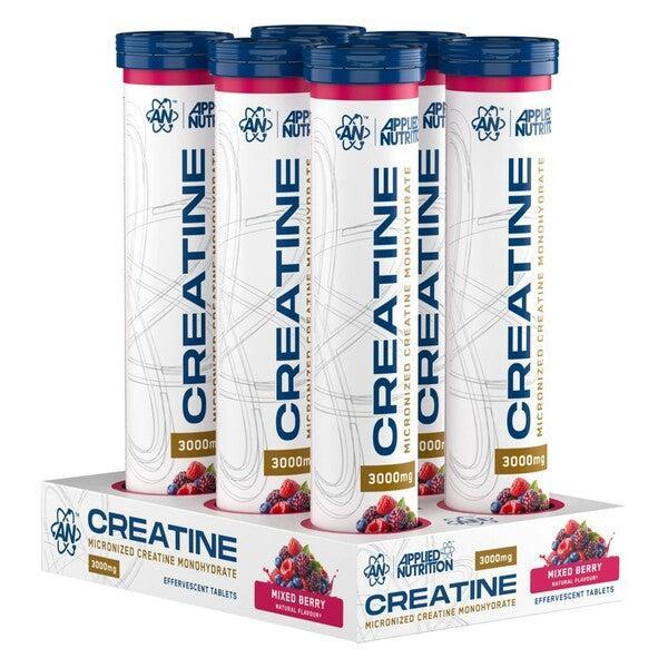 Applied Nutrition Creatine Monohydrate Effervescent Tablets, Mixed Berry - 6 x 16 tabs