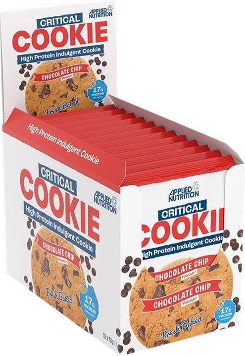 Applied Nutrition Critical Cookie, Chocolate Chip 12 x 73g- Lillys Pharmacy and Health Store