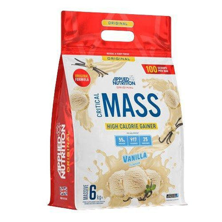 Applied Nutrition Critical Mass Original, Vanilla 6000g- Lillys Pharmacy and Health Store