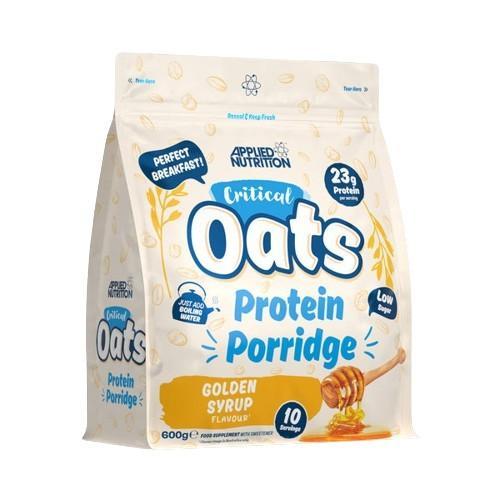Applied Nutrition Critical Oats Protein Porridge, Golden Syrup 600g- Lillys Pharmacy and Health Store