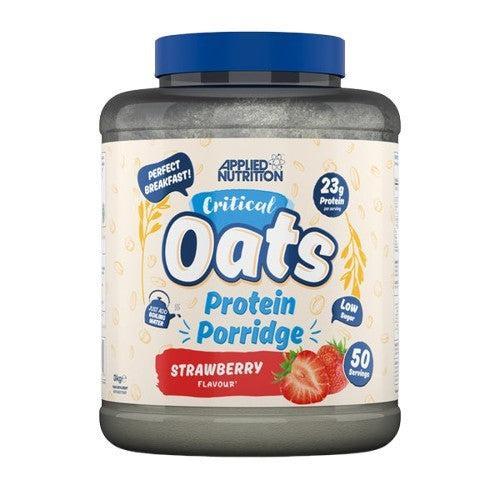 Applied Nutrition Critical Oats Protein Porridge, Strawberry (EAN 5056555206126) 3000g- Lillys Pharmacy and Health Store