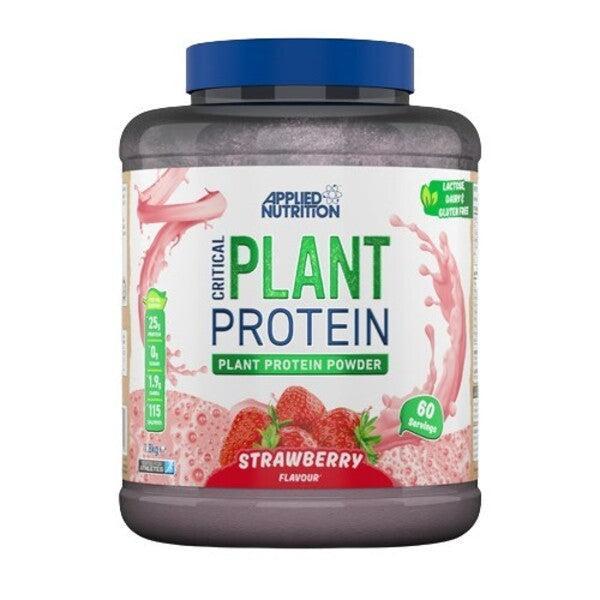 Applied Nutrition Critical Plant Protein, Strawberry 1800g- Lillys Pharmacy and Health Store