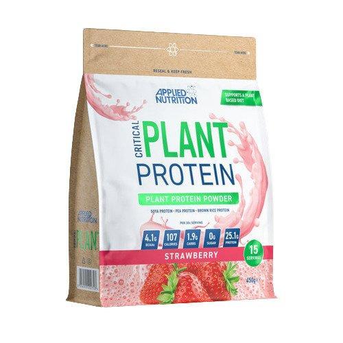 Applied Nutrition Critical Plant Protein, Strawberry 450g- Lillys Pharmacy and Health Store
