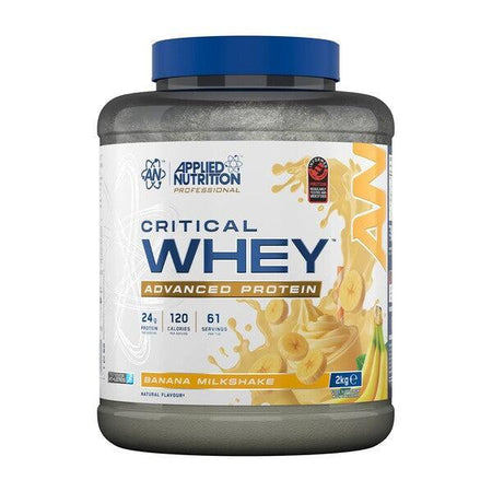 Applied Nutrition Critical Whey, Banana Milkshake 2000g- Lillys Pharmacy and Health Store