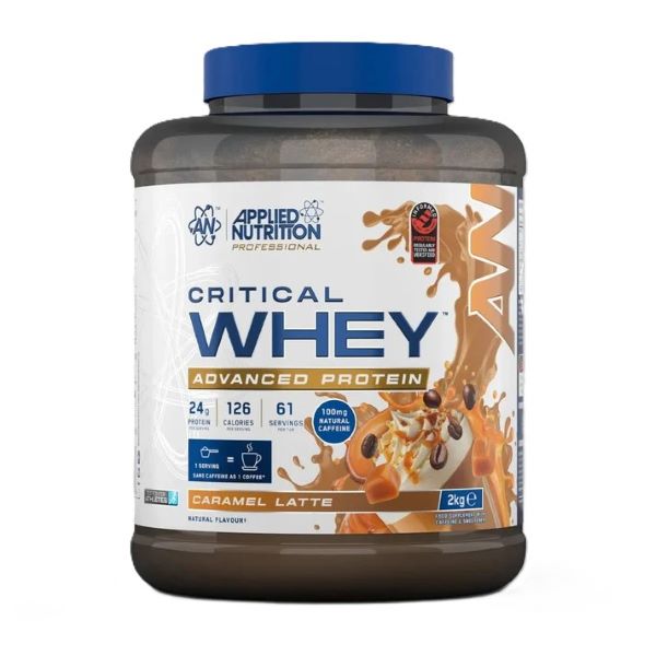 Applied Nutrition Critical Whey, Caramel Latte 2000g- Lillys Pharmacy and Health Store