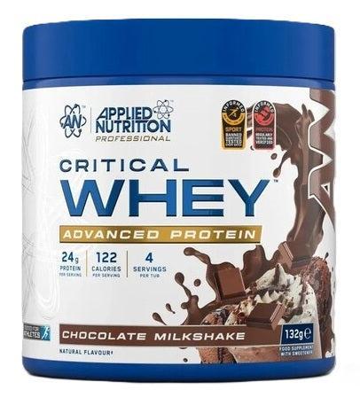 Applied Nutrition Critical Whey, Chocolate Milkshake - 132g (4 servings)