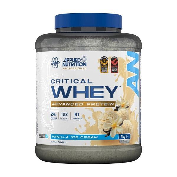 Applied Nutrition Critical Whey, Vanilla Ice Cream 2000g- Lillys Pharmacy and Health Store