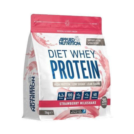 Applied Nutrition Diet Whey, Strawberry Milkshake (EAN 5056555205433) 1000g- Lillys Pharmacy and Health Store