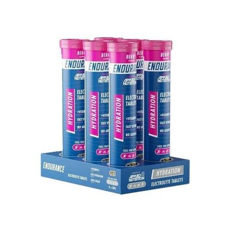 Applied Nutrition Endurance Hydration Electrolyte Effervescent Tablets, Berry 6 x 20 tabs- Lillys Pharmacy and Health Store