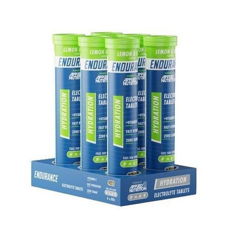 Applied Nutrition Endurance Hydration Electrolyte Effervescent Tablets, Lemon & Lime 6 x 20 tabs- Lillys Pharmacy and Health Store