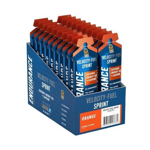 Applied Nutrition Endurance Sprint Isotonic Energy Gel + Caffeine, Orange 20 x 60g- Lillys Pharmacy and Health Store