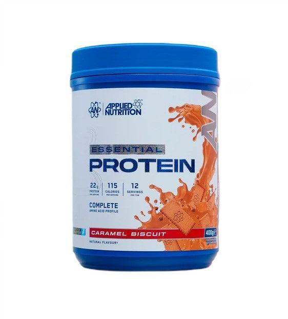 Applied Nutrition Essential Protein, Caramel Biscuit - 400g - Lilly’s Pharmacy & Health Store