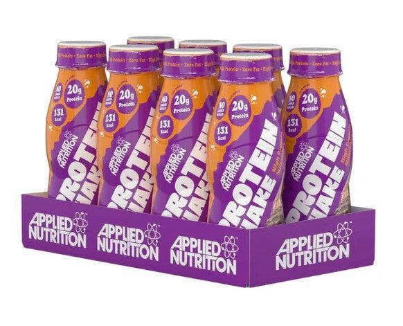 Applied Nutrition High Protein Shake, Fudge Brownie (EAN 05056555202081) 8 x 330 ml- Lillys Pharmacy and Health Store