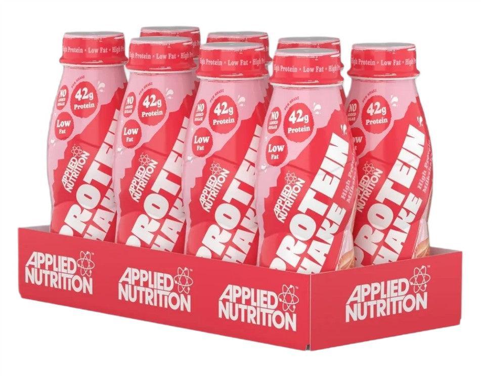 Applied Nutrition High Protein Shake, Strawberries & Cream (EAN 05056555200490) 8 x 500 ml- Lillys Pharmacy and Health Store