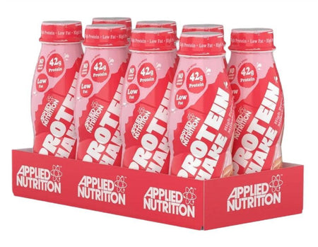 Applied Nutrition High Protein Shake, Strawberries & Cream (EAN 05056555200490) 8 x 500 ml- Lillys Pharmacy and Health Store