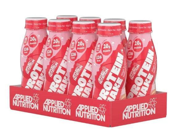 Applied Nutrition High Protein Shake, Strawberries & Cream (EAN 05056555202074) 8 x 330 ml- Lillys Pharmacy and Health Store