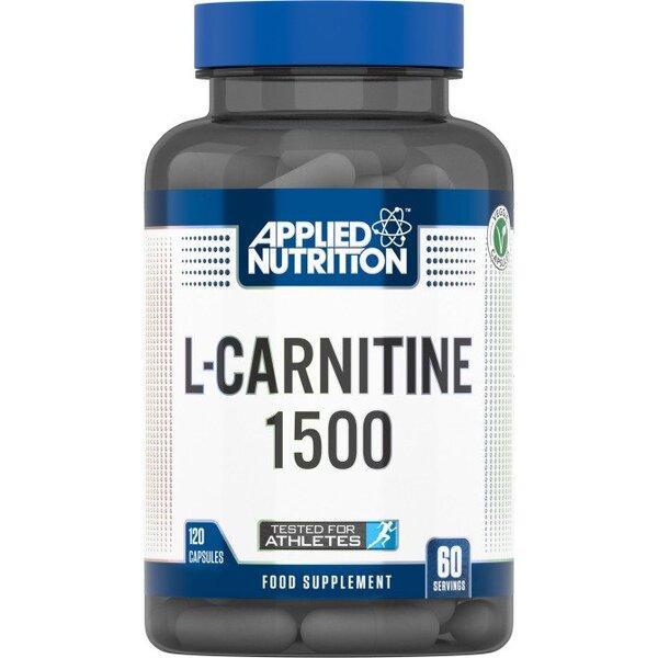 Applied Nutrition LCarnitine, 1500mg (EAN 634158635786) 120 caps- Lillys Pharmacy and Health Store