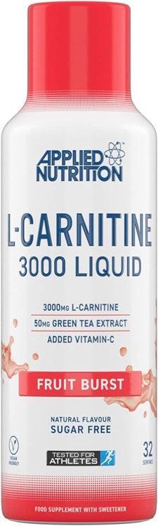 Applied Nutrition LCarnitine Liquid 3000, Fruit Burst 480 ml- Lillys Pharmacy and Health Store