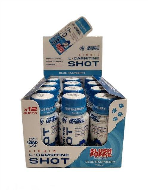 Applied Nutrition Liquid L - Carnitine Shot, Slush Puppie Blue Raspberry - 12 x 60 ml