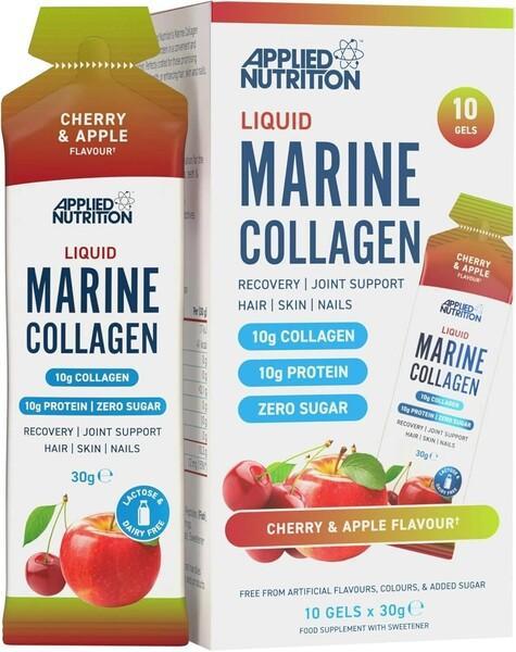 Applied Nutrition Liquid Marine Collagen, Cherry & Apple 10 x 30g- Lillys Pharmacy and Health Store