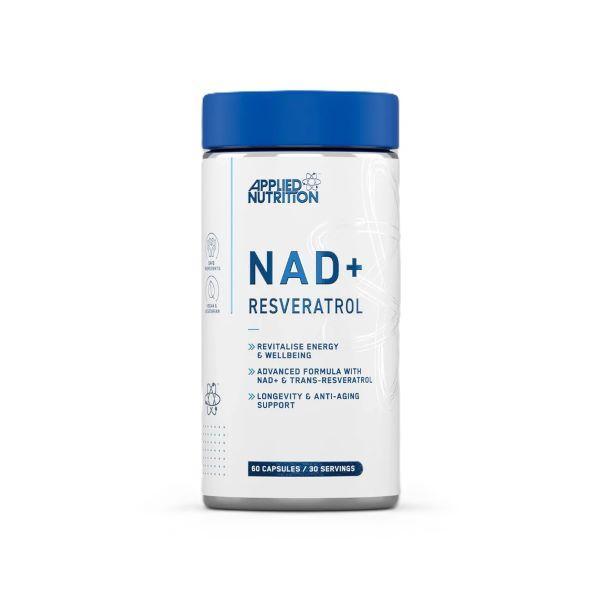 Applied Nutrition NAD+ Resveratrol 60 caps- Lillys Pharmacy and Health Store